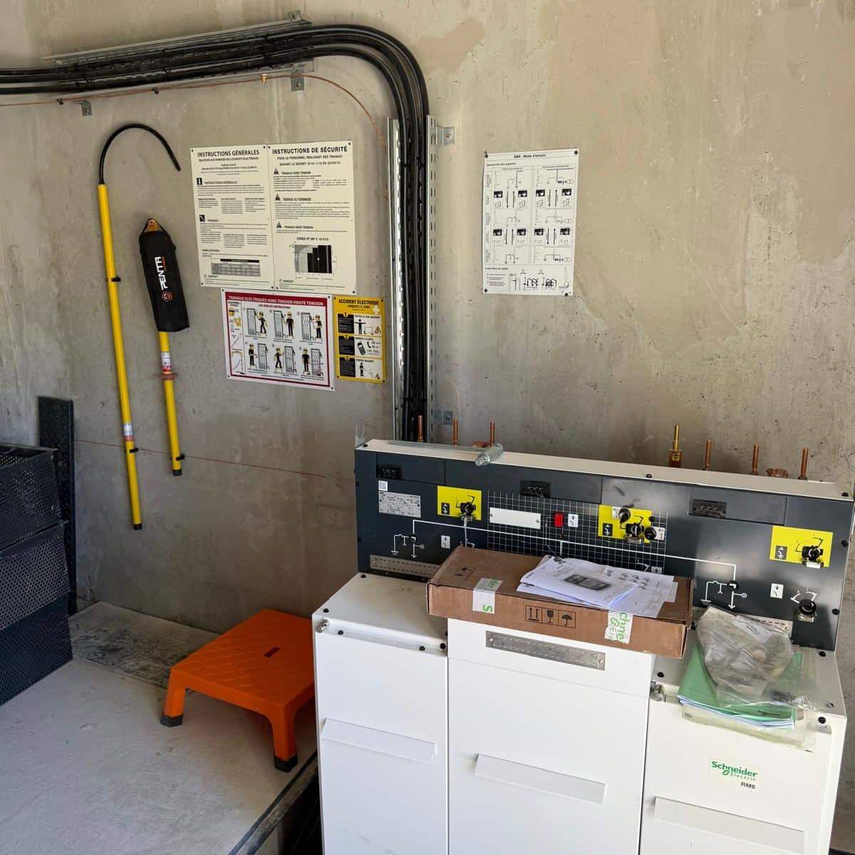Poste HT sécurisé en local technique